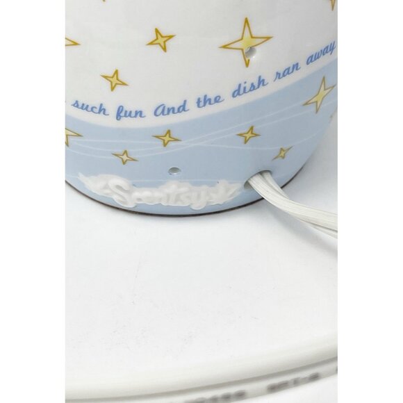 Scentsy Retired Over The Moon Mid Size Wax Warmer Nursery Rhyme Baby’s Room - Picture 4 of 5